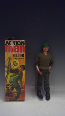 Lot 246 - A Vintage Action Man Soldier in its Original Box.