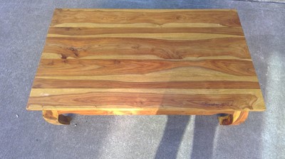 Lot 26 - A Sheesham Wood Coffee Table 40cm tall, 117cm...