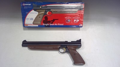 Lot 35 - A Crossman .177 Air Pistol. The Pistol shows...
