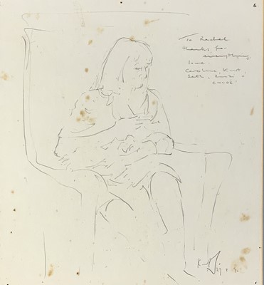 Lot 270 - Kurt JACKSON (b.1961) Mother and Child Pencil...
