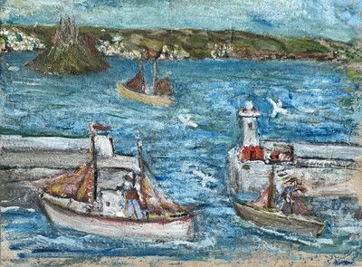 Lot 183 - Mary JEWELS (1886-1977) A view of Mount's Bay...