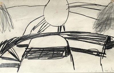 Lot 315 - Trevor BELL (1930 - 2017) Untitled Graphite on...