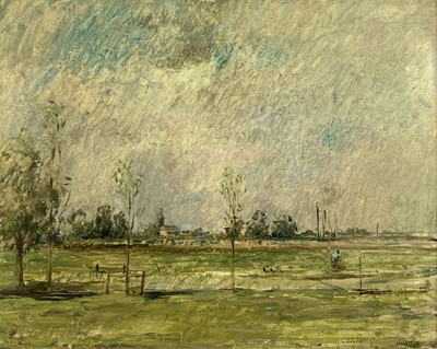 Lot 1025 - Jack Bridger CHALKER (1918-2014) Landscape Oil...