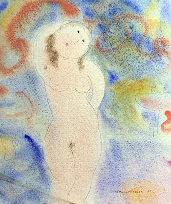 Lot 1050 - Dora HOLZHANDLER (1928-2015) Standing Nude...
