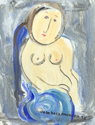 Lot 1051 - Dora HOLZHANDLER (1928-2015) Seated Nude...