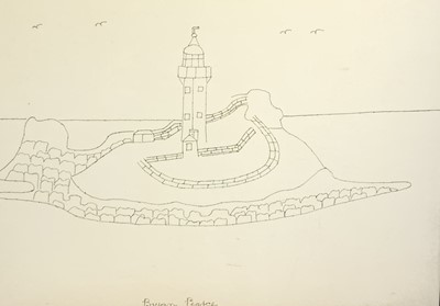 Lot 53 - Bryan PEARCE (1929 - 2007) Godrevy Lighthouse...