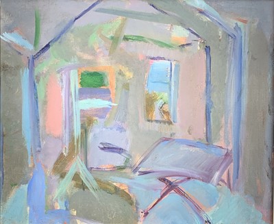 Lot 64 - Rose HILTON (1931-2019) Studio Interior Oil on...