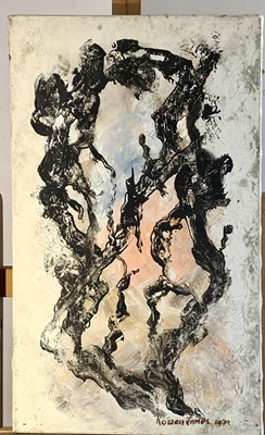 Lot 344 - Rowen JAMES Two oils on canvas Each signed and...