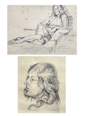 Lot 118 - Jack PENDER (1918 - 1998) Pat Fishwick Two pen...