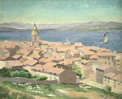 Lot 1110 - Stephen BONE (1904-1958) St Tropez Oil on...