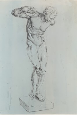 Lot 1112 - Old Master Drawing Study of a Classical Statue...