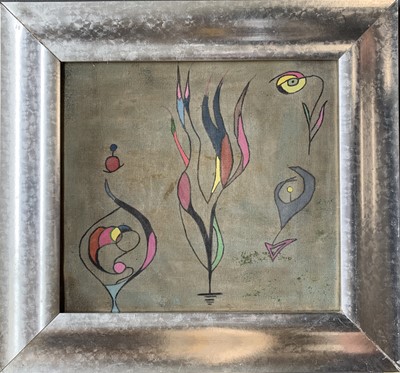 Lot 1118 - Follower of Joan MIRO (1893-1983) Abstract...