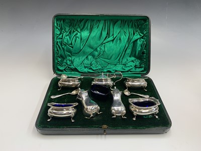 Lot 160 - An impressive Victorian seven-piece silver...