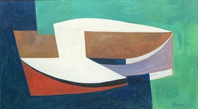 Lot 151 - Jack PENDER (1918-1998) Interlocked Oil on...