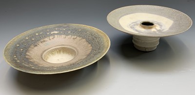 Lot 517 - Mary WHITE (1926-2013) Two studio porcelain...