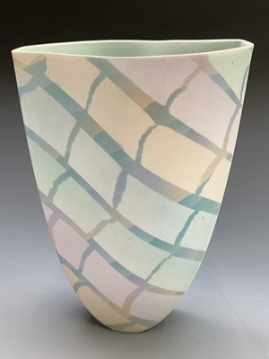 Lot 500 - Sasha WARDELL (b.1956) A studio porcelain vase...