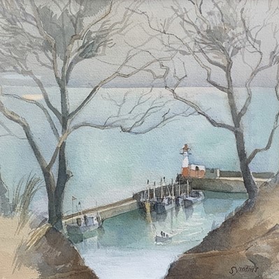 Lot 164 - Ken SYMONDS (1927-2010) Newlyn Harbour...