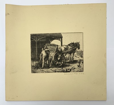 Lot 1363 - Stanley Roy BADMIN (1906-1989) The Tip Cart...