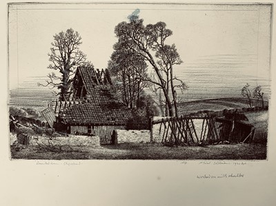 Lot 1368 - Stanley Roy BADMIN (1906-1989) Deserted Barn,...