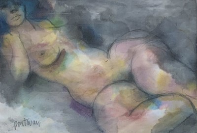 Lot 1128 - Douglas Owen PORTWAY (1922-1993) Reclining...
