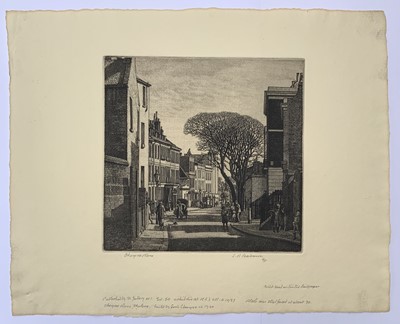 Lot 1376 - Stanley Roy BADMIN (1906-1989) Cheyne Row 1935...
