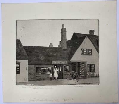 Lot 1379 - Stanley Roy BADMIN (1906-1989) Shops at Shere...