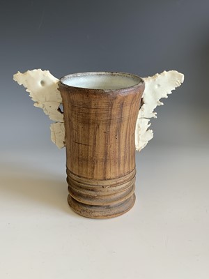 Lot 510 - A winged studio pottery vessel possibly by...