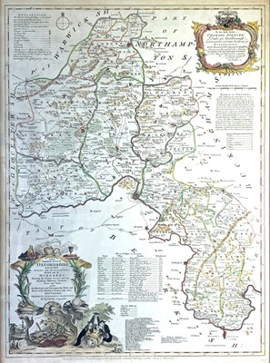 Lot 1330 - Map, handcoloured Tho KITCHIN (1718-1784) Part...