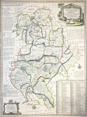 Lot 1329 - Map, handcoloured Emanuel BOWEN (1694-1767) An...