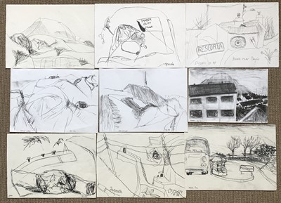 Lot 162 - Julian DYSON (1936-2003) 9 drawings