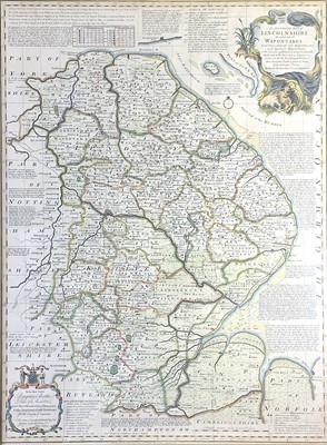 Lot 1344 - Map, handcoloured Emanuel BOWEN (1694-1767) An...