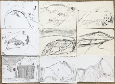Lot 165 - Julian DYSON (1936-2003) 9 drawings