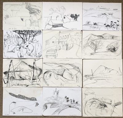 Lot 166 - Julian DYSON (1936-2003) 12 drawings