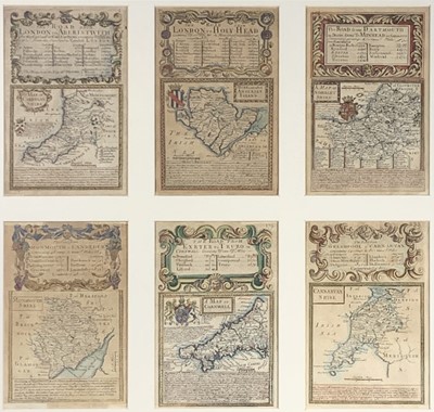 Lot 1339 - Maps, handscoloured OWEN & BOWEN Six 18th...