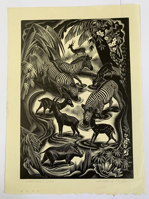 Lot 1418 - Clifford Cyril WEBB (1895-1972) 'Water Hole'...