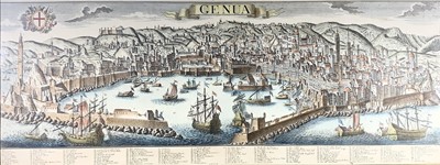 Lot 1337 - Map, handcoloured Georg BALTHASAR Probst....