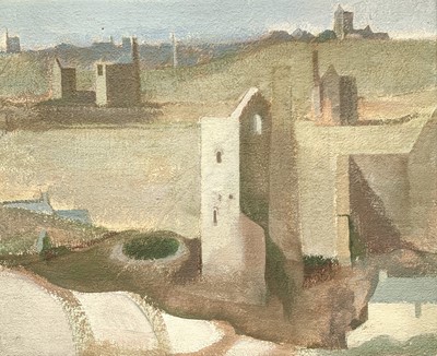 Lot 245 - Ken SYMONDS (1927-2010) Minescape Oil on...