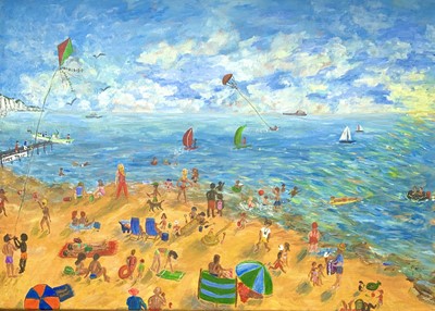 Lot 1202 - Yvonne HUTCHCRAFT Sunny Sands Beach,...