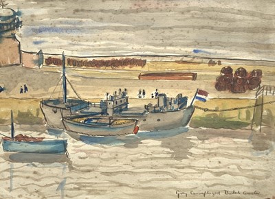 Lot 244 - Charles BREAKER (1906-1985) Grey Camouflaged...