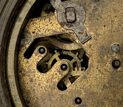 Lot 105 - A WWII period bomb fuse timer with mechanical...