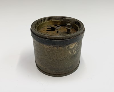 Lot 105 - A WWII period bomb fuse timer with mechanical...