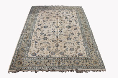 Lot 1218 - A Kashan carpet, Central Persian, signed...