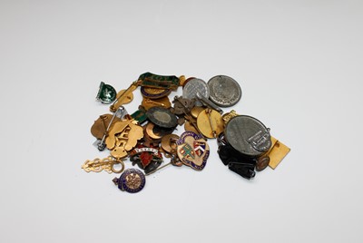 Lot 217 - ENAMEL BADGES: Including 2 unusual 7th Welsh...