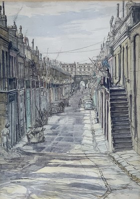Lot 1442 - Gwen MAY Holland Park Mews Watercolour Signed...