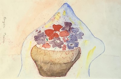 Lot 279 - Bryan PEARCE (1929-2006) Anemones  Watercolour...
