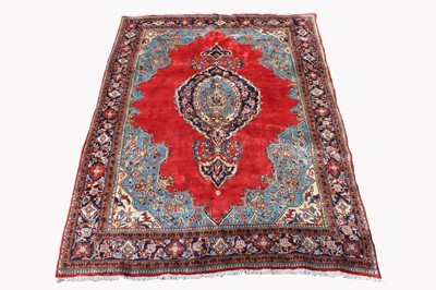 Lot 441 - A Mahal carpet, West Persia, the madder field...