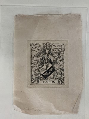 Lot 1230 - Gwen MAY and others Watercolour and 5 etchings