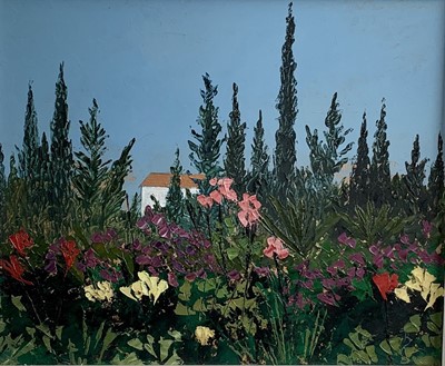 Lot 293 - David BEER (b.1943) Bright Colours, Spain Oil...