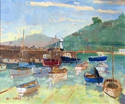 Lot 312 - Eric WARD (1945) A Busy Day at St Ives Harbour...