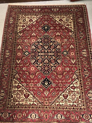 Lot 498E - A Mahal rug, West Persia, with signed...